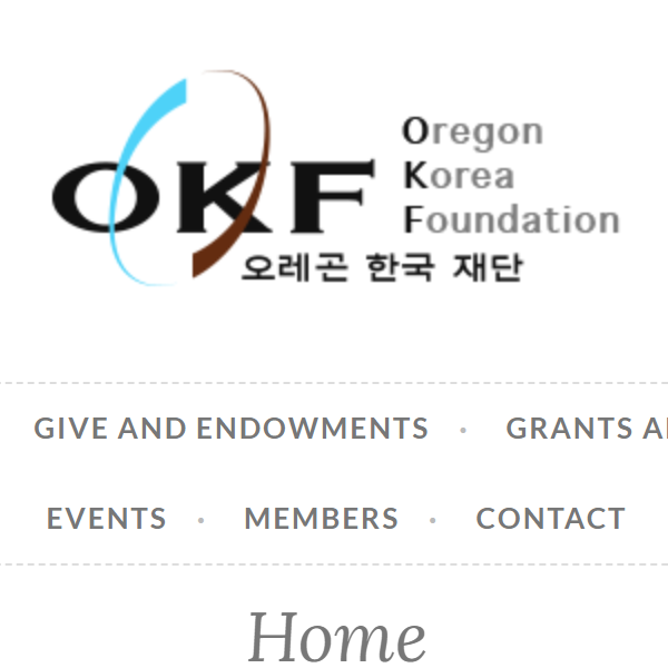 Korean Speaking Organization in USA - Oregon Korea Foundation